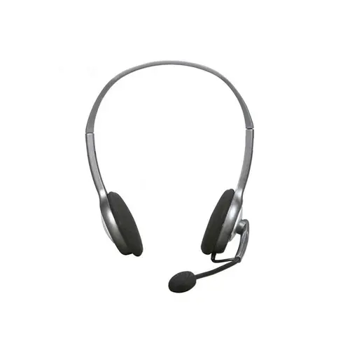 ΑΚΟΥΣΤΙΚΑ LOGITECH H110 - Ενσύρματα - Ασημί - PN 981-000271 - 1