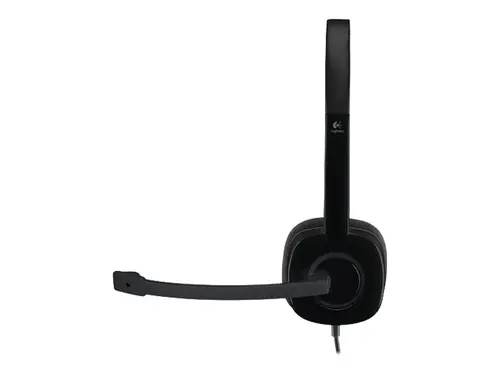 СЛУШАЛКИ LOGITECH H151 - Wired - Black - PN 981-000589 - image 2