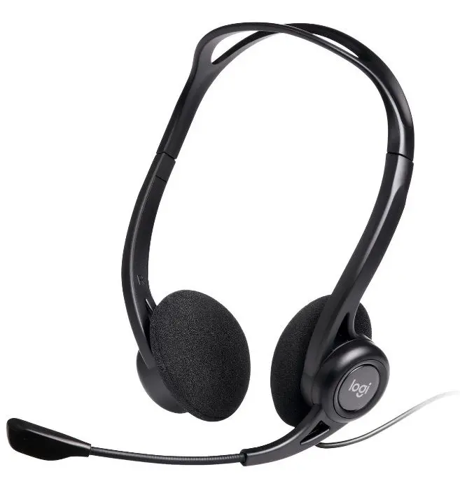 СЛУШАЛКИ LOGITECH PC960 - USB - Black - PN 981-000100 - image 1
