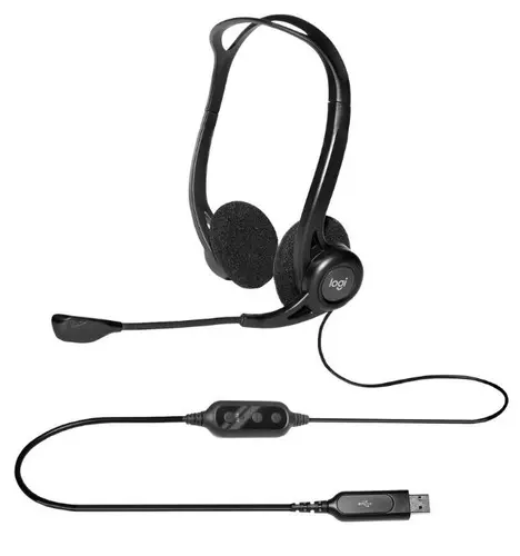 CĂȘTI LOGITECH PC960 - USB - Negru - PN 981-000100 - 3