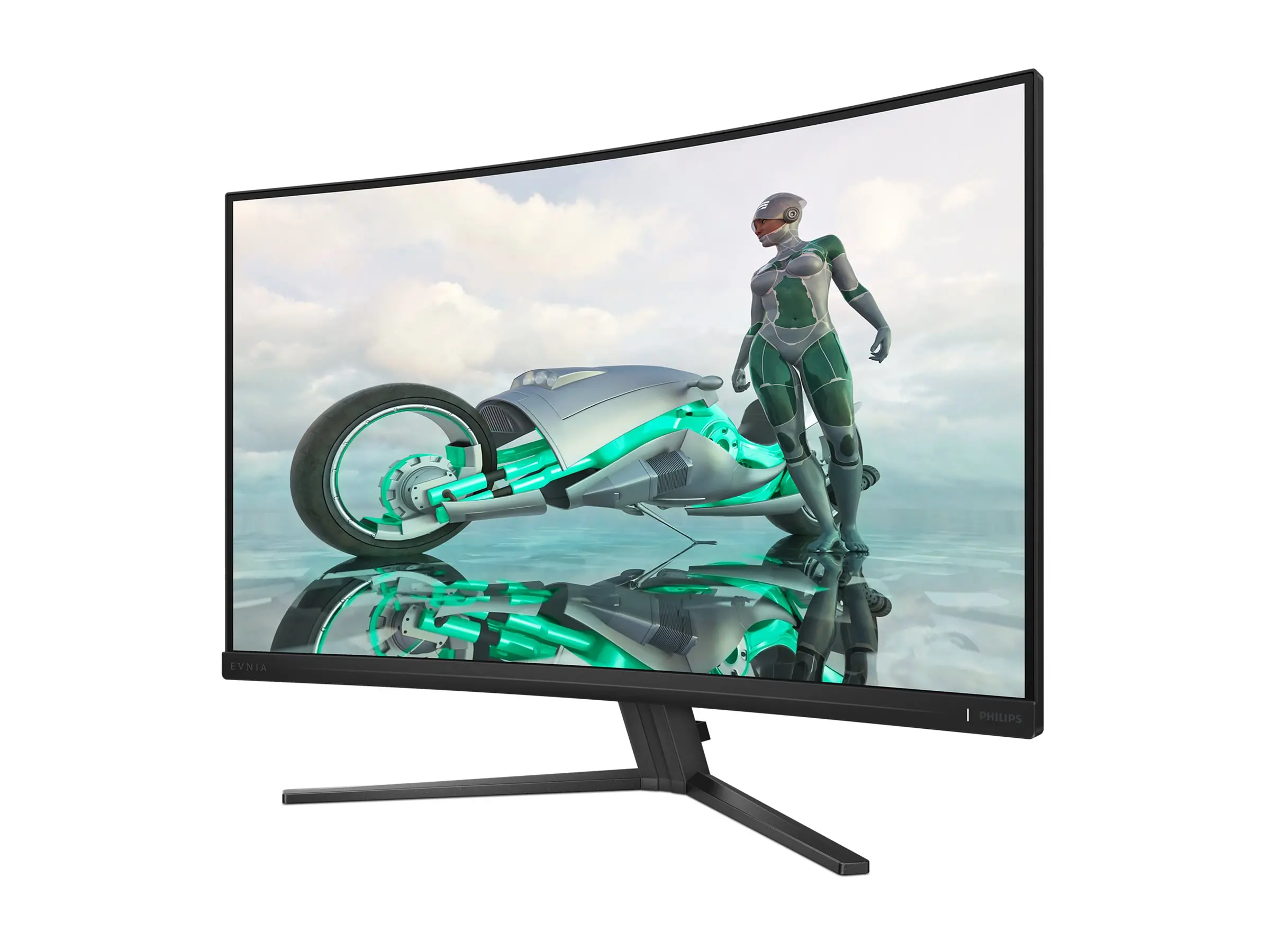 Οθόνη, Philips Evnia 32M2C3500L, 31.5" Curved 1500R VA WLED, 2560x1440@180Hz, 1ms GtG, 0.5ms MPRT, 300cd m/2, 3000:1, Mega Infinity DCR, Adaptive - image 1