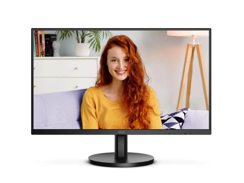 Монитор, AOC U27B3A, 27" IPS WLED, 3840x2160@60Hz, 4ms GtG, 350cd m/2, 1000:1, DCR 20M:1, Adaptive Sync, FlickerFree, Low Blue Light, 2Wx2, Tilt, 2xHDMI, DP