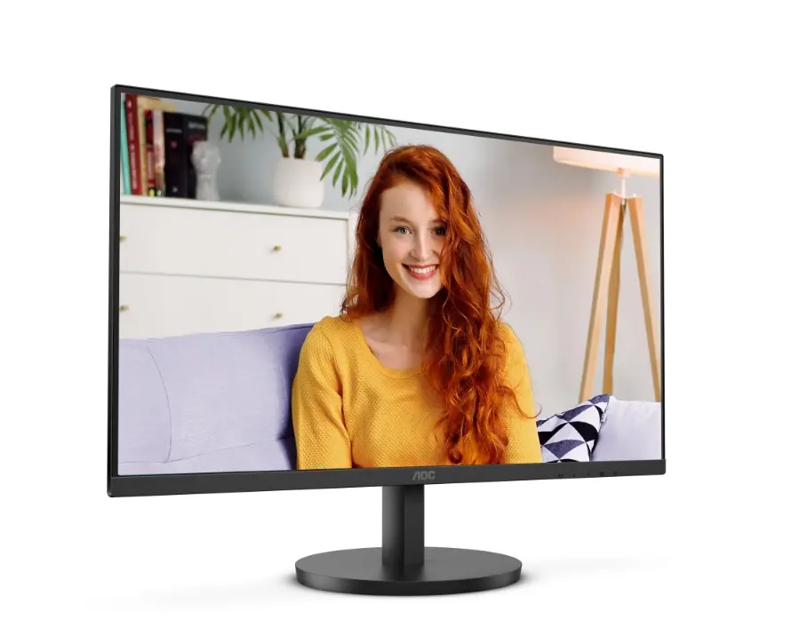 Монитор, AOC U27B3A, 27" IPS WLED, 3840x2160@60Hz, 4ms GtG, 350cd m/2, 1000:1, DCR 20M:1, Adaptive Sync, FlickerFree, Low Blue Light, 2Wx2, Tilt, 2xHDMI, DP - image 1