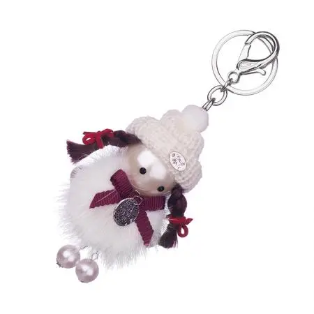 Ключодържател момиче с шапка