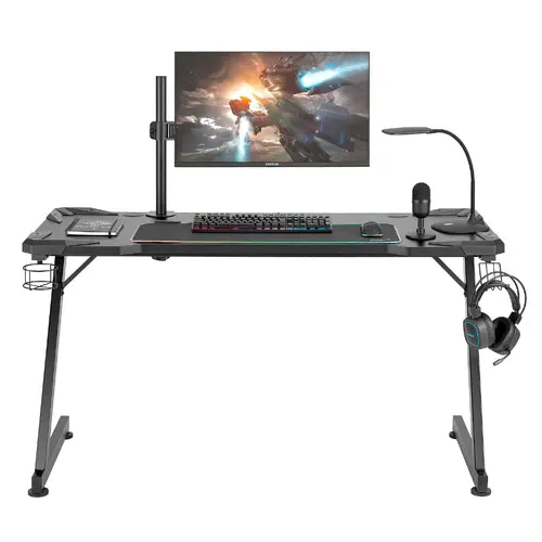 Gaming γραφείο Nemesis II - Μαύρο/Μπλε - 3