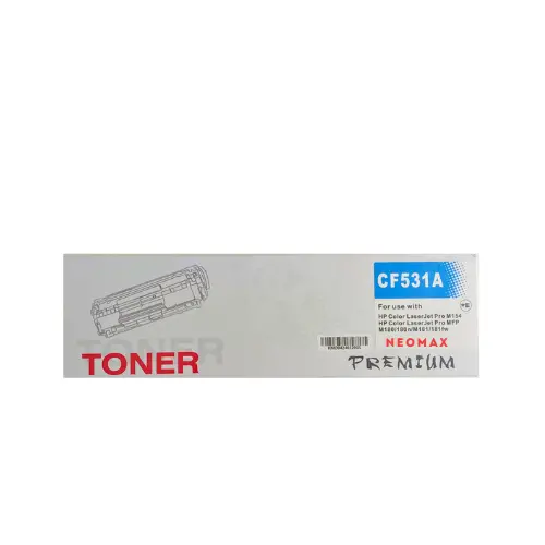 ΤΟΝΕΡ ΓΙΑ HP Color Laserjet M154A/M154NW/Pro MFP M180n/MFP M181fw - /205A/ - Κυανό - CF531A - PN HT-CF531A - NEOMAX