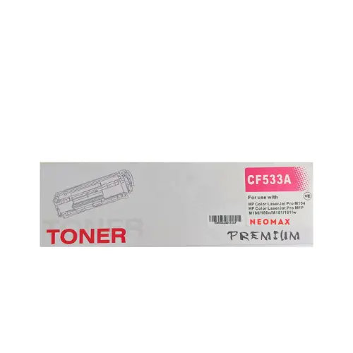 Тонер касета, NEOMAX, Magenta – съвместима с HP CF533A (205A), Color LaserJet M154A/M154NW/Pro MFP M180n/MFP M181fw