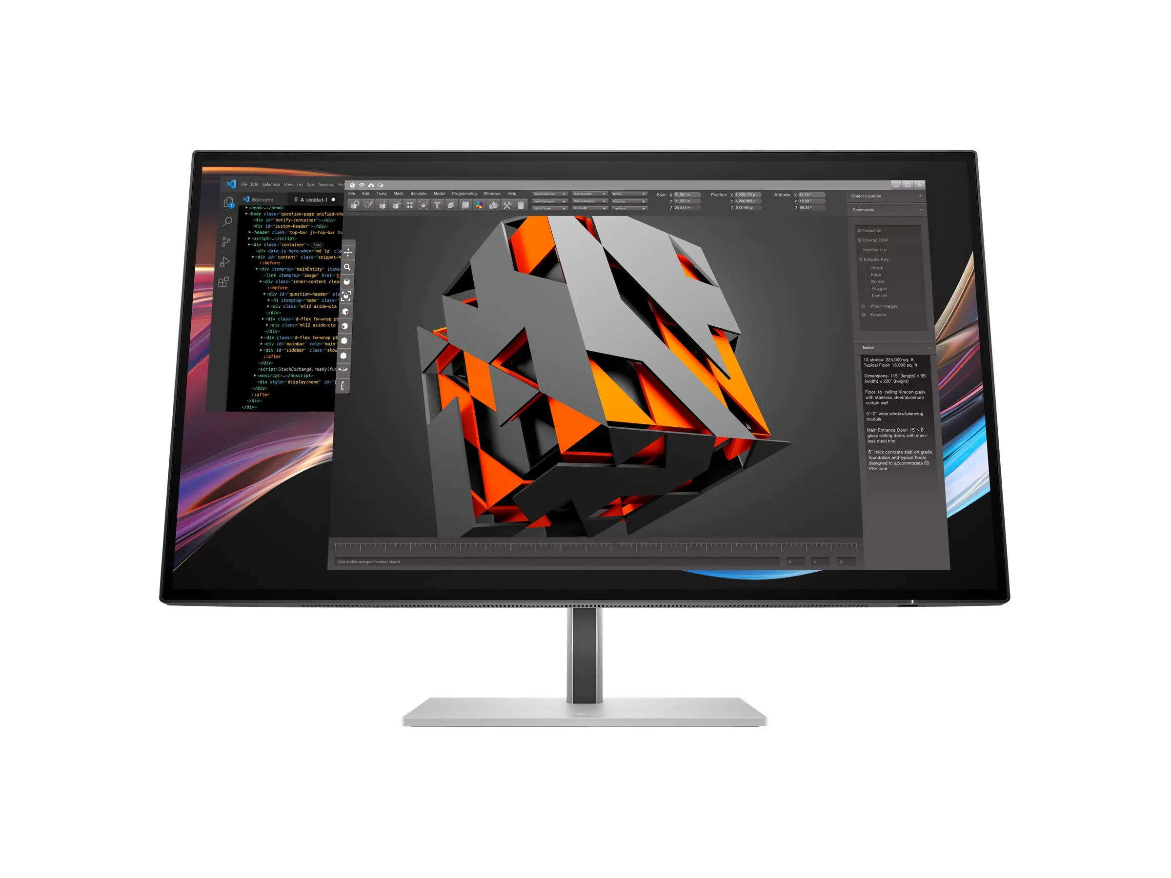 HP 727pk Series 7 Pro 27inch IPS UHD 400nits 5ms HDMI DP USB Thunderbolt (EN) - image 2