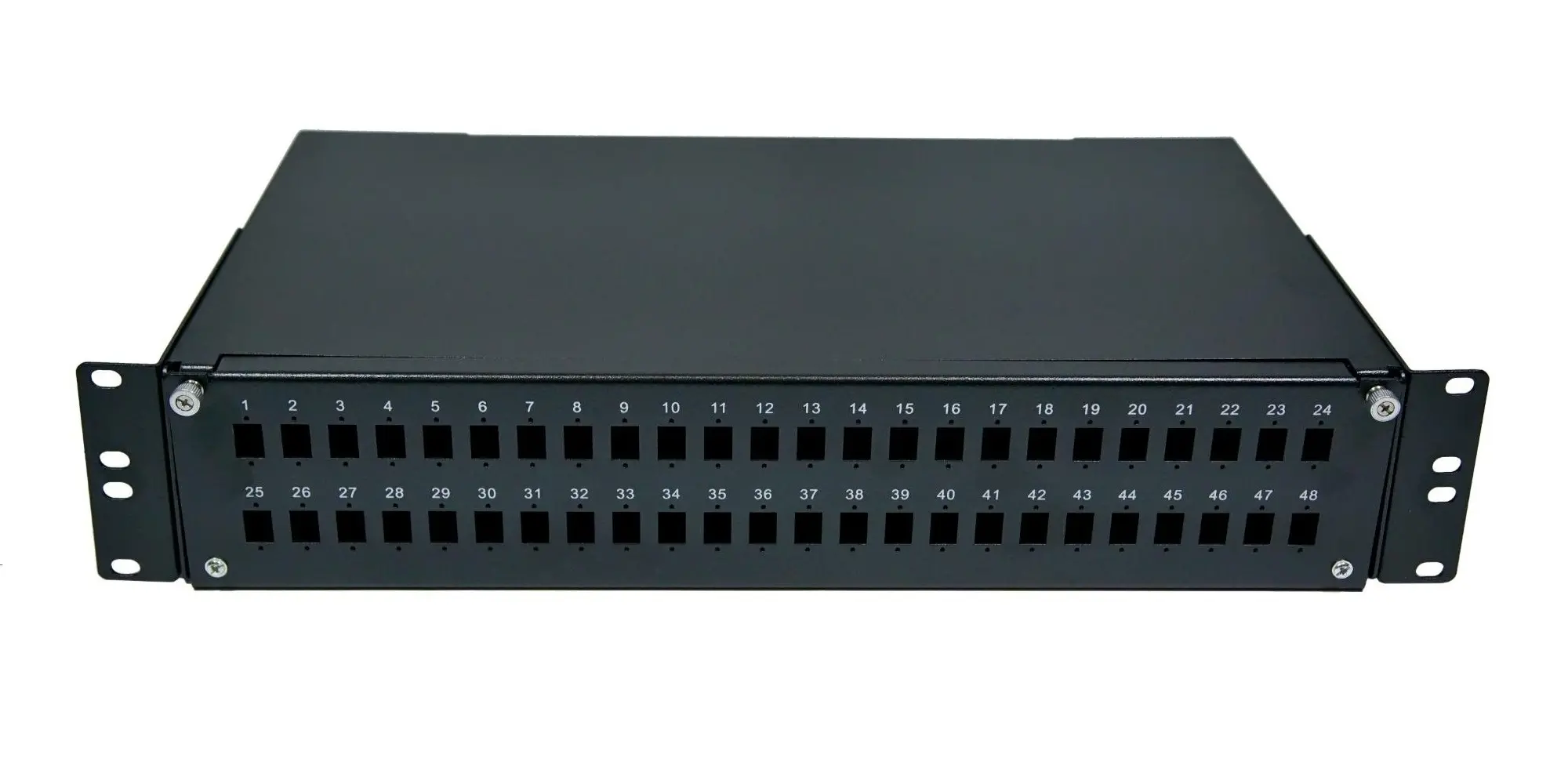Оптичен панел SeaMAX, 48x SC simplex, 2U, празен