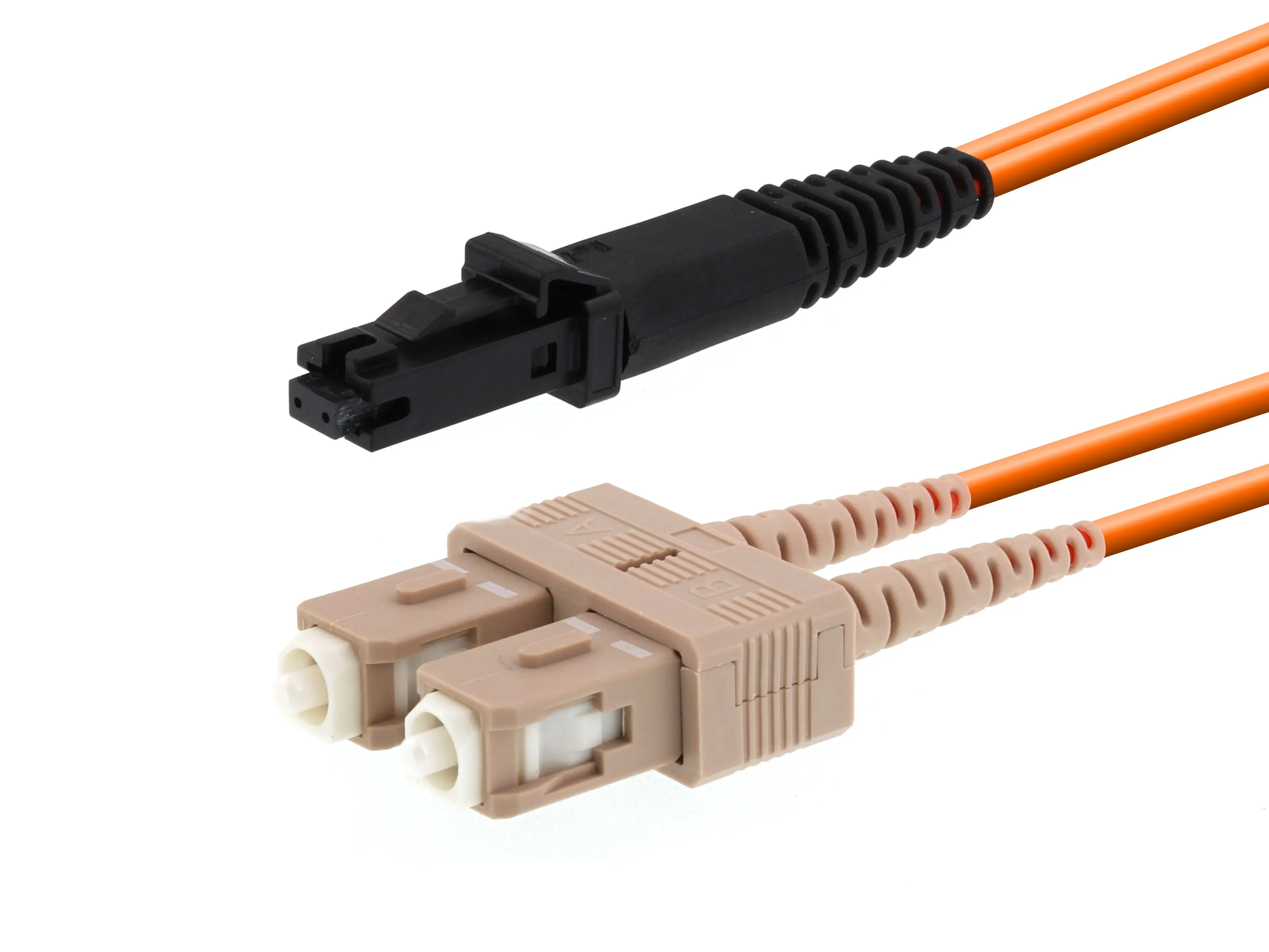 Оптична корда BrandRex, 1m, 50/125 MM, MT-RJ - SC duplex connectors