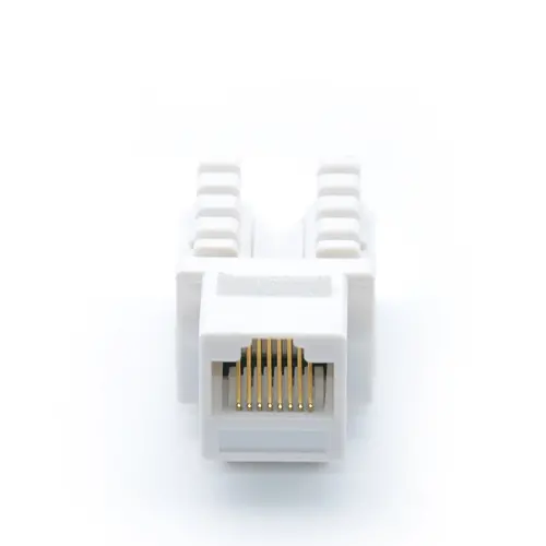 Ένθεμα Brand-Rex Cat.5e, θωρακισμένο, 110 IDC 568A/B, λευκό - 1