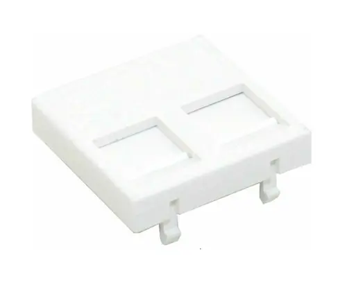 Μετωπική πλάκα Brand-Rex MMCUNILGD45001, 45mm x 45mm, 2 x RJ-45 Jack - 1