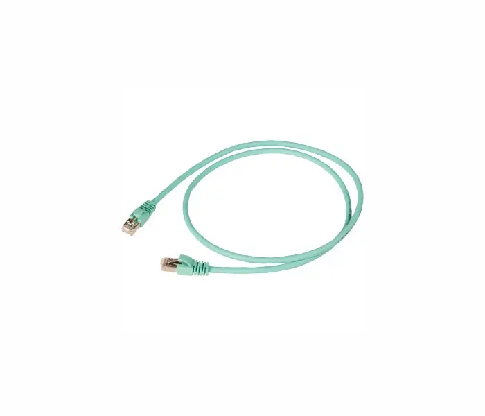 Пач кабел 3M VOL-6ASFL-L0.5T, RJ45, S/FTP, CAT6a, 0,5м, тюркоаз