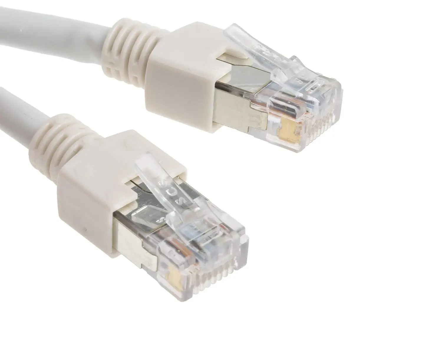 Пач кабел Brand-Rex, 5m, Cat.6, екраниран, RJ45 - RJ45, сив