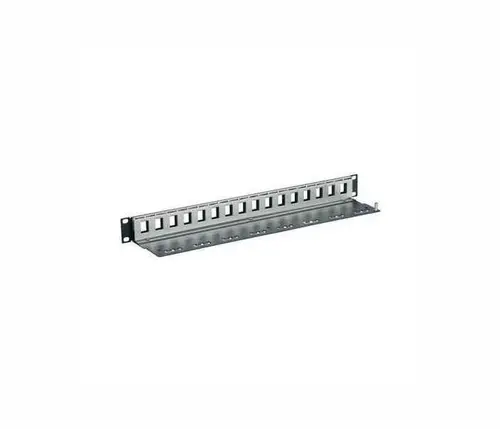 Patch panel 3M VOL-PPCA-F24K, 24 θύρες, 1U, ματ αλουμίνιο, κενό - 2