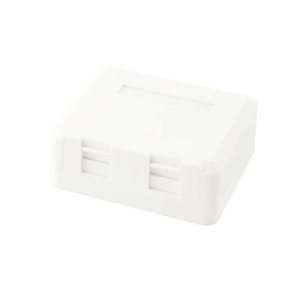 Priză 2x RJ45 UTP, cutie pentru montare pe perete, goală