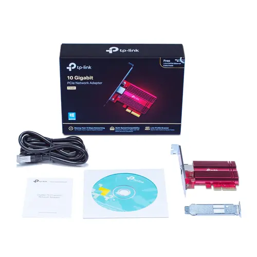 Προσαρμογέας δικτύου TP-LINK TX401, 10 GbE, PCI Express, θύρα RJ45 - 6