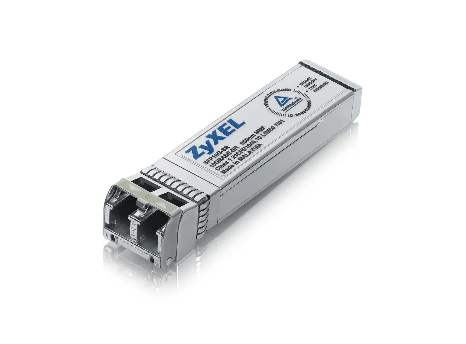 Мрежов компонент, ZyXEL SFP10G-SR, 10G SFP+ modul, Wavelength 850nm, Short range (300m), Double LC connector