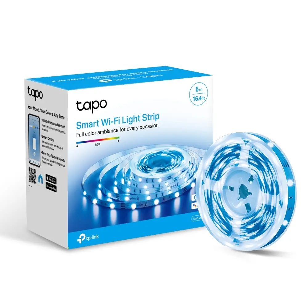 LED лента TP-Link Tapo L900-5, WiFi, 5м., 13.5W, многоцветна - image 5