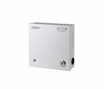 Захранващ блок Dahua PFM341-9CH, DC12V5A 9-ch CCTV, 9 x 12VDC, за стена, бял