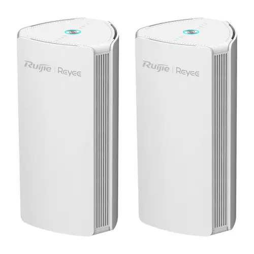 Безжичен рутер Ruijie RG-M18(2PK), AX1800, 3xGbE, MIMO, Mesh, Wi-Fi 6, 2 бр.