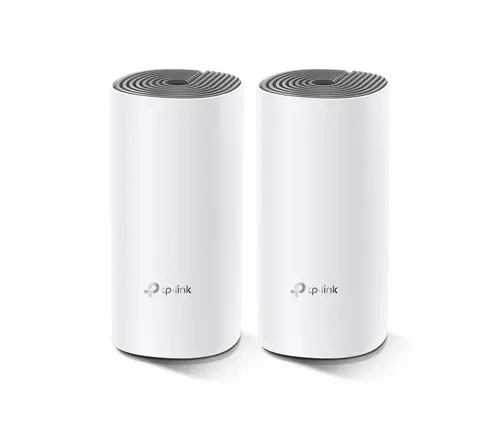 Безжичен рутер TP-LINK Deco E4(2-pack), AC1200, 2xFE, Mesh, Amazon Alexa