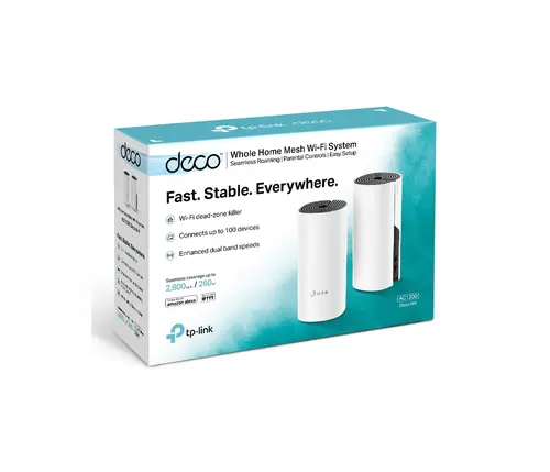 Безжичен рутер TP-LINK Deco M4(2-pack), AC1200, 2xGbE, MU-MIMO - image 2