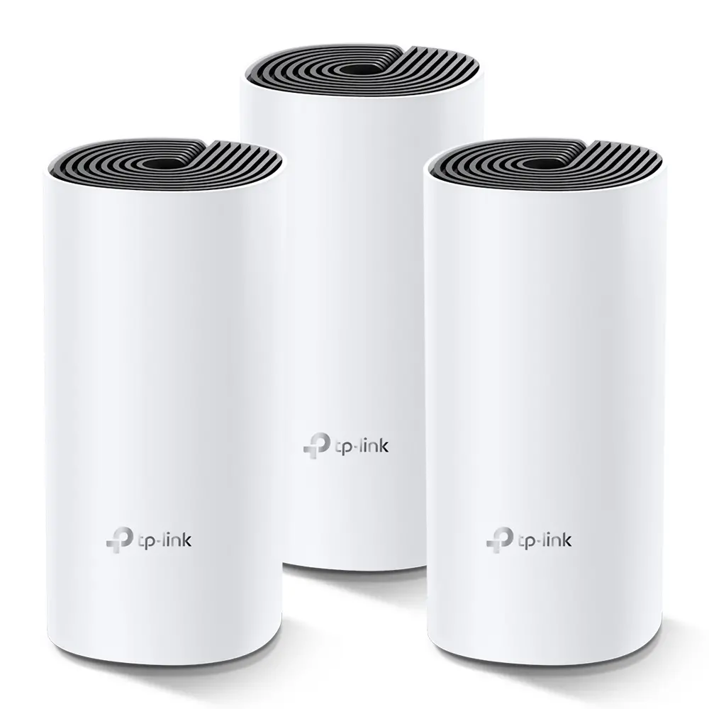 Router wireless TP-LINK Deco M4(3-pack), AC1200, 2xGbE, MU-MIMO