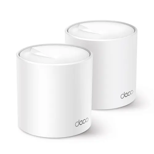 Router wireless TP-LINK Deco X50(2-pack), AX3000, 3xGbE, MU-MIMO, Wi-Fi 6 Router wireless TP-LINK Deco X50(2-pack), AX3000, 3xGbE, MU-MIMO, Wi-Fi 6
