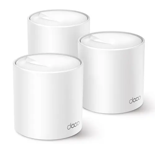 Безжичен рутер TP-LINK Deco X50(3-pack), AX3000, 3xGbE, MU-MIMO, Wi-Fi 6 - 1