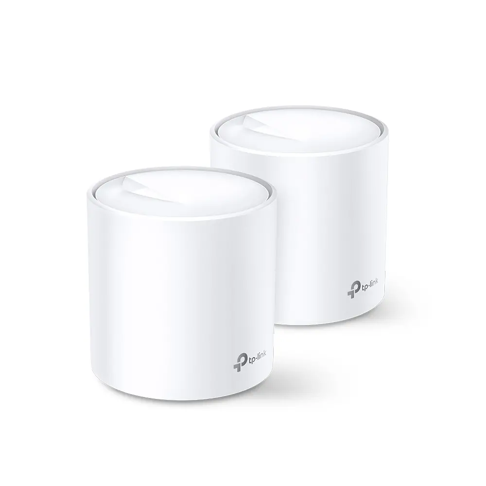 Router wireless TP-LINK Deco X60(2-pack), AX5400, 2xGbE, MU-MIMO, Wi-Fi 6
