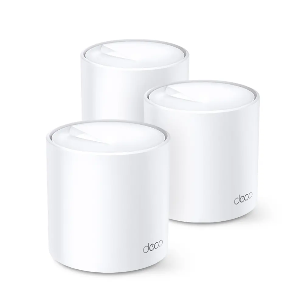 Router wireless TP-LINK Deco X60(3-pack), AX5400, 2xGbE, MU-MIMO, Wi-Fi 6
