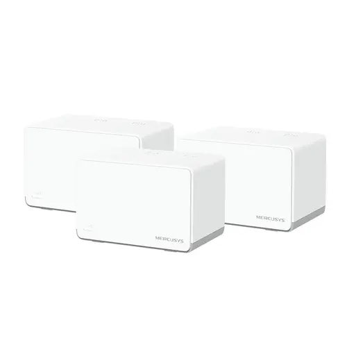 Безжичен рутер Mercusys Halo H70X(3-pack), AX1800, 3x1000Mbps порта, Home Mesh