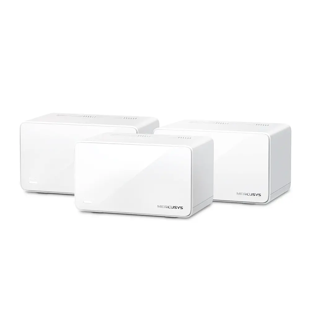 Ασύρματος δρομολογητής Mercusys Halo H90X(3-pack), WiFi 6, AX6000, 1x2.5Gbps, 2xGbE, Mesh