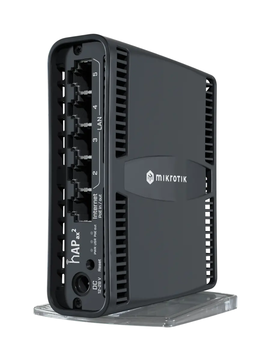 Безжичен рутер MikroTik C52iG-5HaxD2HaxD-TC, hAP ax2, 5xGE, PoE-in-out