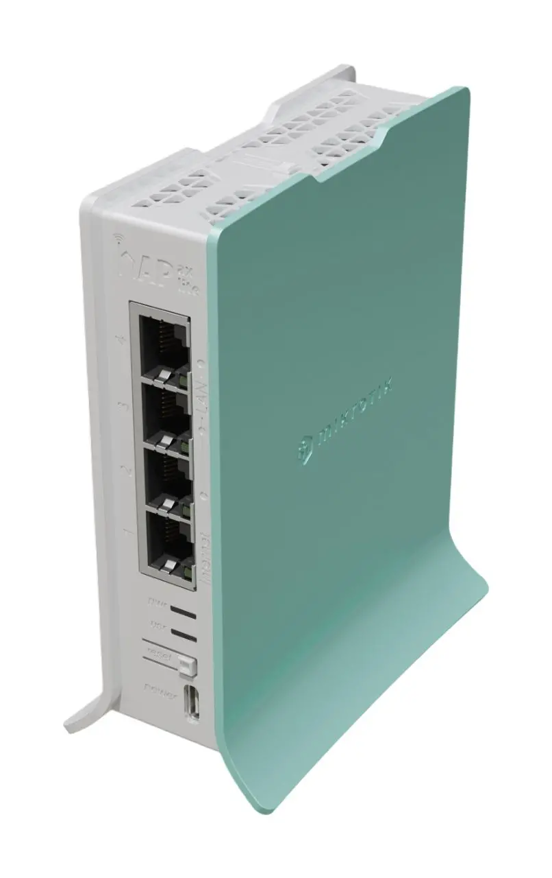 Router wireless MikroTik L41G-2axD, hAP ax lite, 800MHz, 256MB, 4xGE