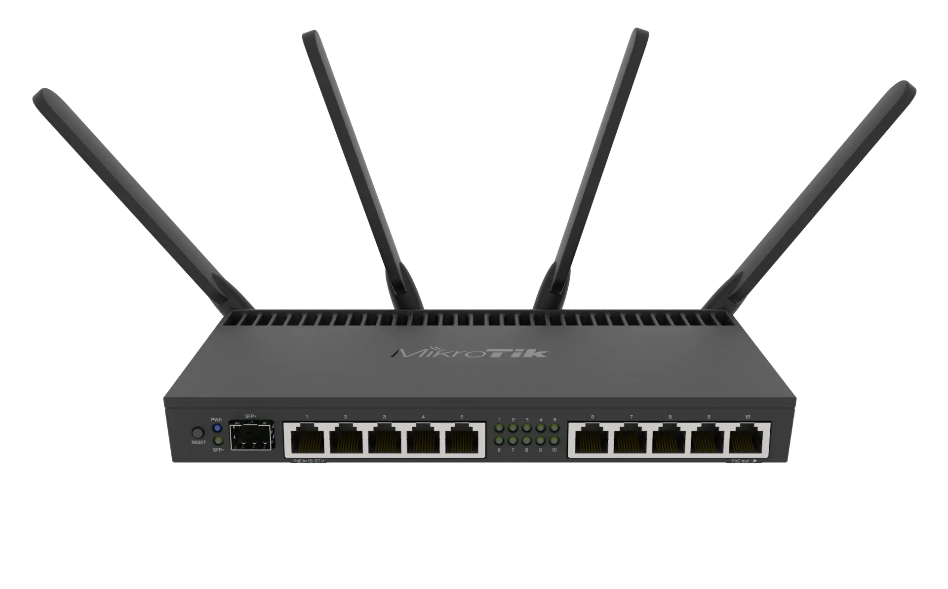 Безжичен рутер MikroTik RB4011iGS+5HacQ2HnD-IN, AC2000, 10xGbit, 1xSFP+