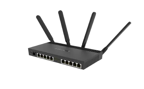 Безжичен рутер MikroTik RB4011iGS+5HacQ2HnD-IN, AC2000, 10xGbit, 1xSFP+ - image 1