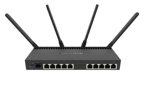 Безжичен рутер MikroTik RB4011iGS+5HacQ2HnD-IN, AC2000, 10xGbit, 1xSFP+