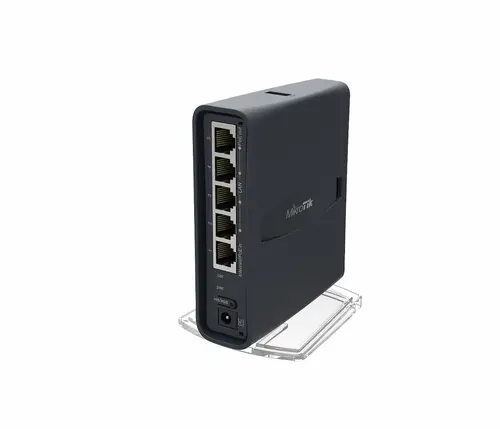 Безжичен рутер MikroTik RB952Ui-5ac2nD-TC, hAP ac lite, 650MHz, 64MB, 5xFE, USB, - image 2
