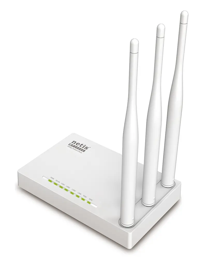 Router wireless Stonet WF2409E, N300, 5x porturi FE, 3x antene 5dBi