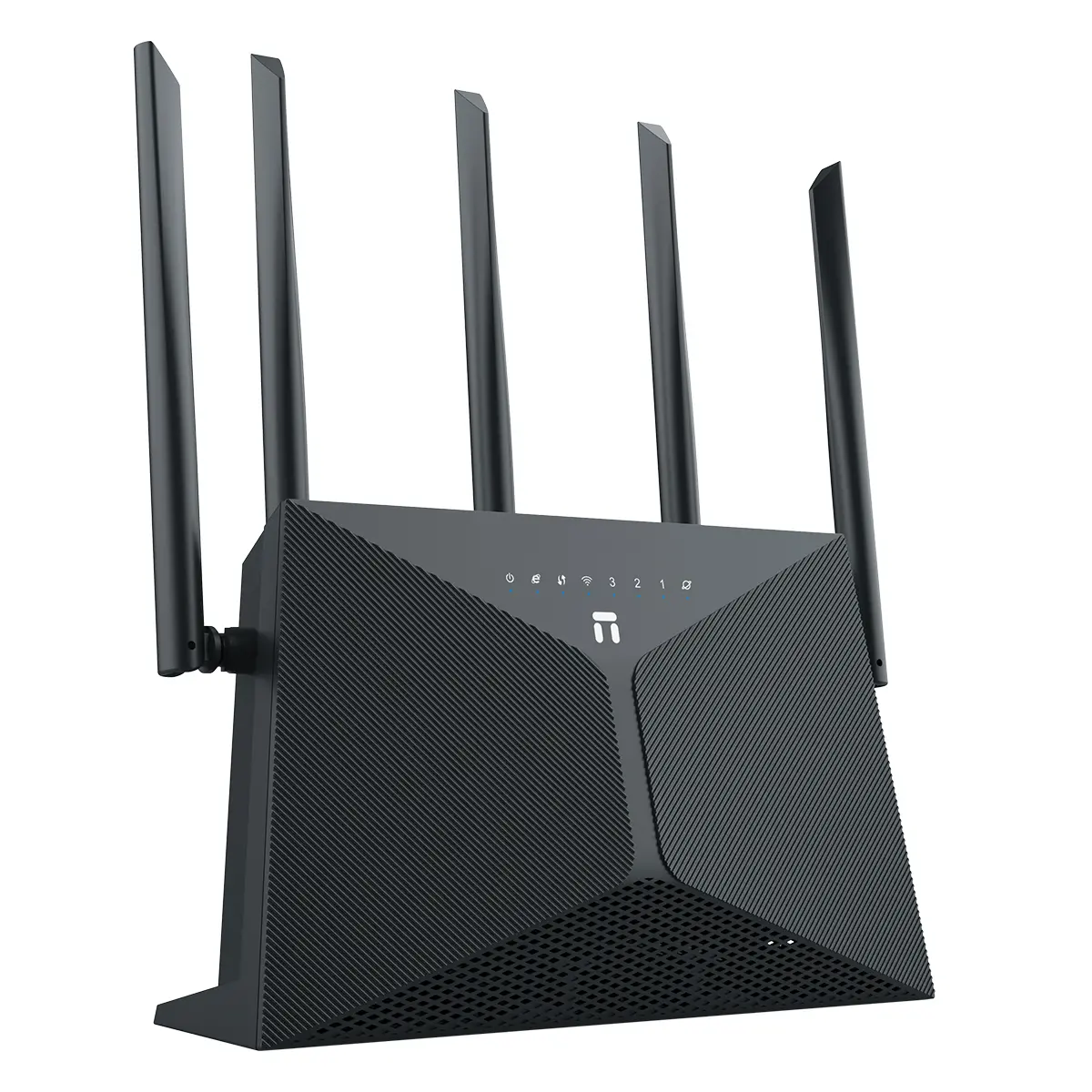 Router wireless Stonet NX30, AX3000, WiFi 6, 4x porturi GbE, 5x antene 5dBi