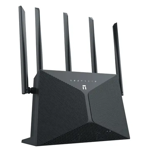 Router wireless Stonet NX30, AX3000, WiFi 6, 4x porturi GbE, 5x antene 5dBi - 1