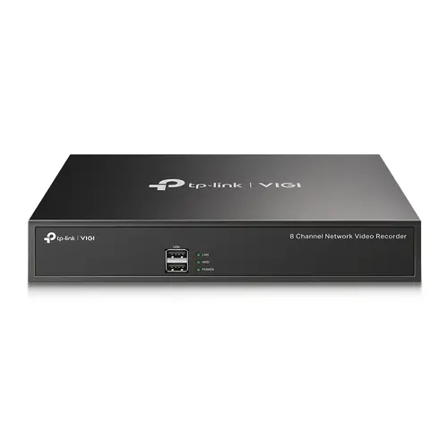 Цифров видеорекордер VIGI NVR1008H, 5MP, 8-ch@2MP, H.265+, 1xRJ45, 1xSATA, 2xUSB