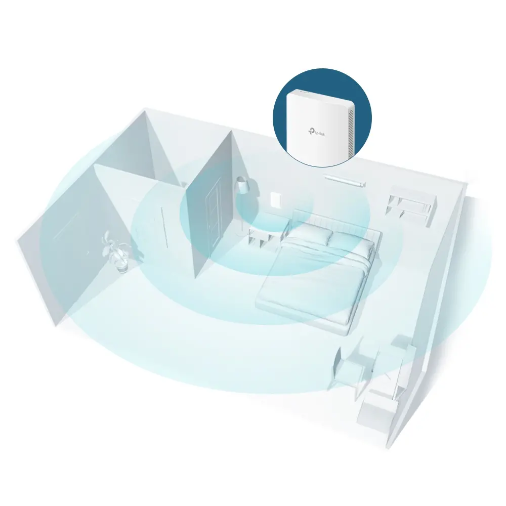 Tочка за достъп TP-LINK EAP235-Wall, AC1200, 4x10/100/1000Mbit портa, PoE - image 3