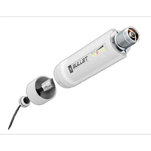 Точка за достъп Ubiquiti BulletM5-HP, 5GHz, 25dBm, PtP/PtMP, 1 10/100M Port - image 2