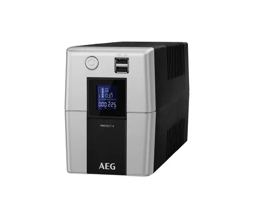 UPS AEG Protect A. 500VA/ 300W, LCD, 2xUSB, Tower ТЗИ