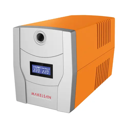 UPS Makelsan 1200VA/ 720W Lion ТЗИ, 2 x 12V 7Ah, LED, USB, 4x IEC C13