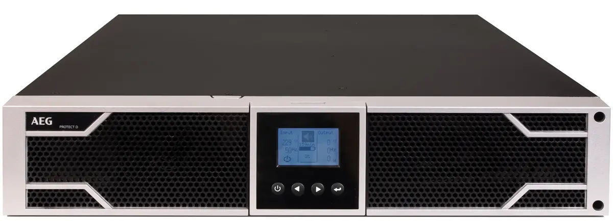 UPS AEG Protect D. 3000VA / 2700W, Online, Rack/ Tower ТЗИ, 3.9/10.2 min - image 1