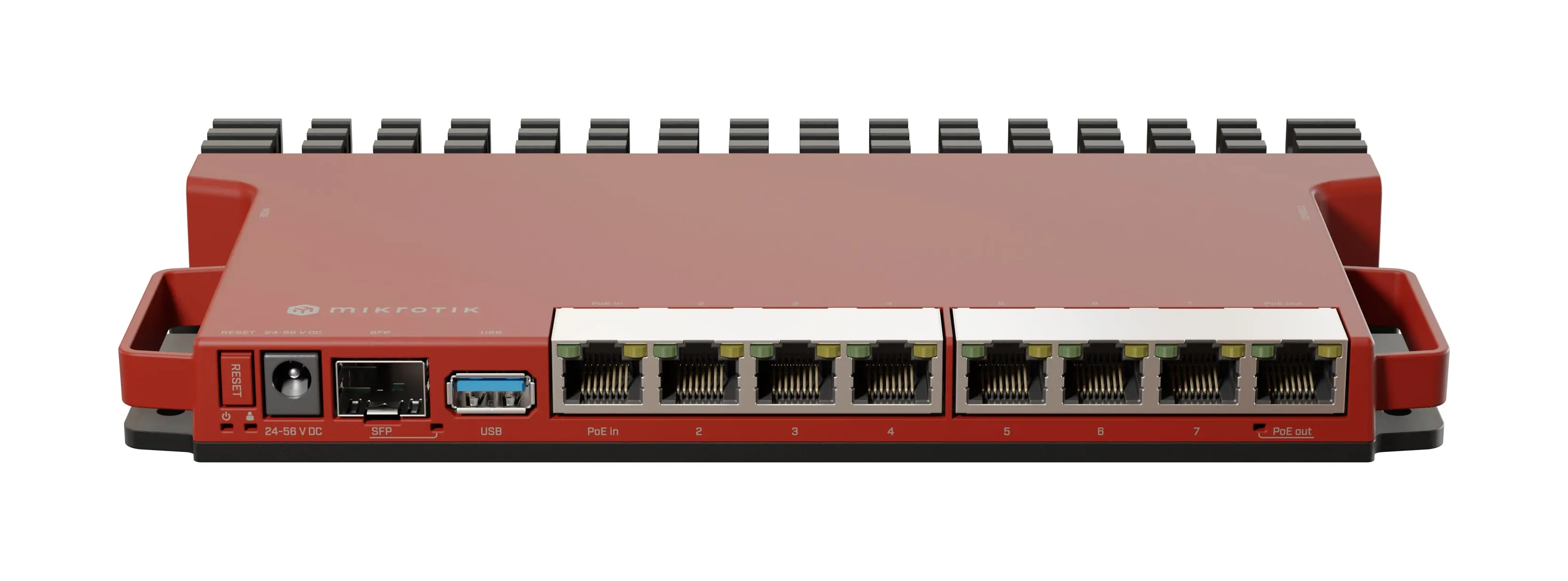 Рутер MikroTik L009UiGS-RM, CPU 800Hz, 8GE, 2,5G SFP+ x 1, PoE In
